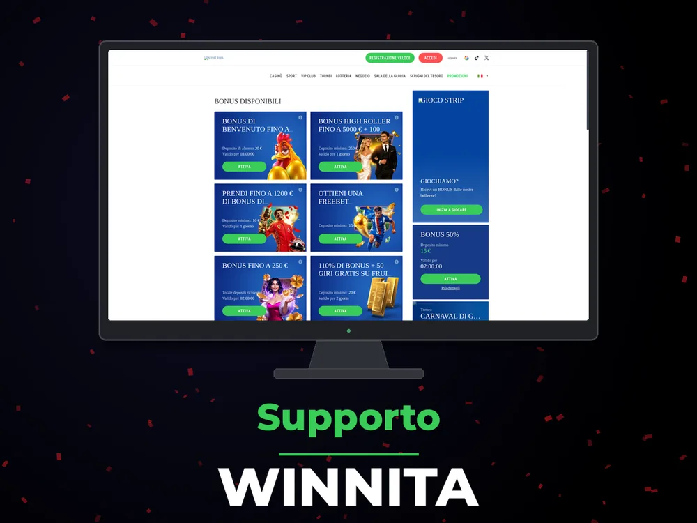 Winnita - Supporto