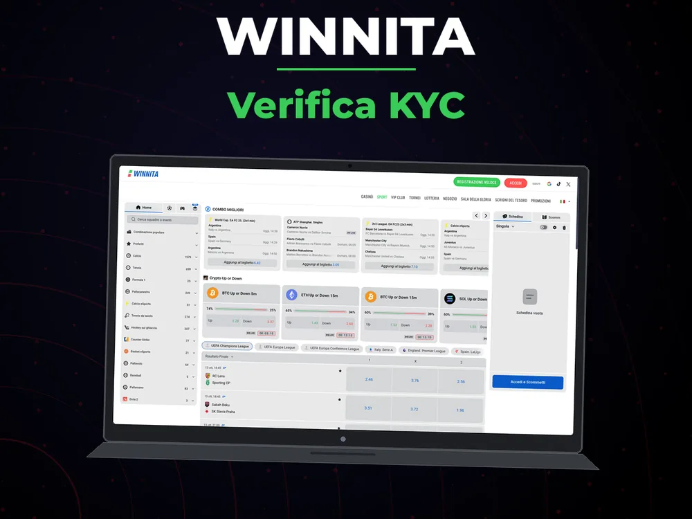 Winnita - Verifica KYC