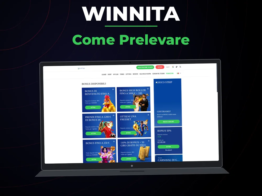 Winnita - Come Prelevare