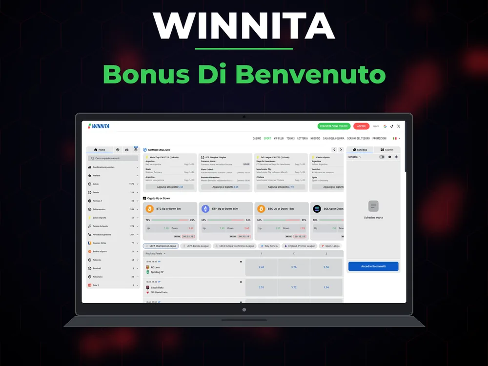 Winnita - Bonus Di Benvenuto