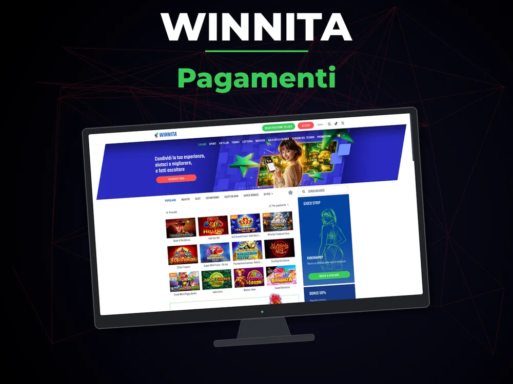 Winnita - Pagamenti