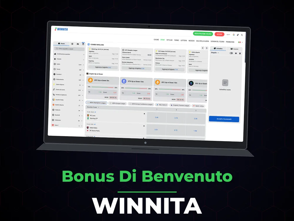 Winnita - Bonus Di Benvenuto